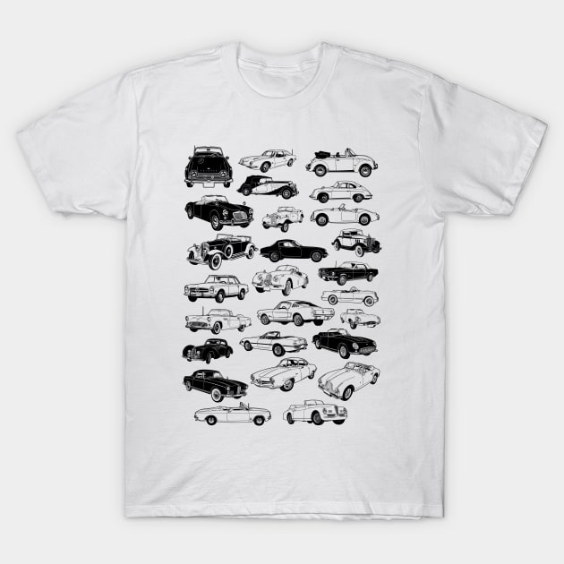 Vintage Cars T-Shirt by workshop71